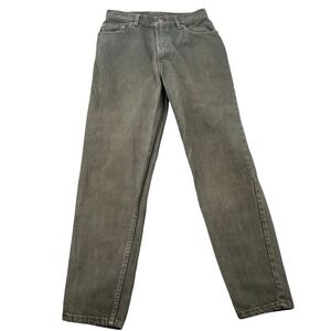 1997 Levis 550 Jeans Women's 8P Green Denim Relaxed Fit Tapered Leg‎ Vintage USA